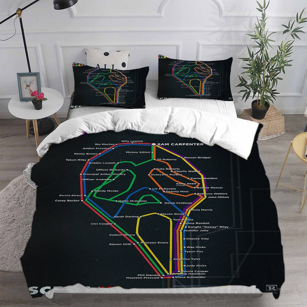 Scream VI Bedding Sets Duvet Cover, Flatsheet, Pillowcase For Your Lover