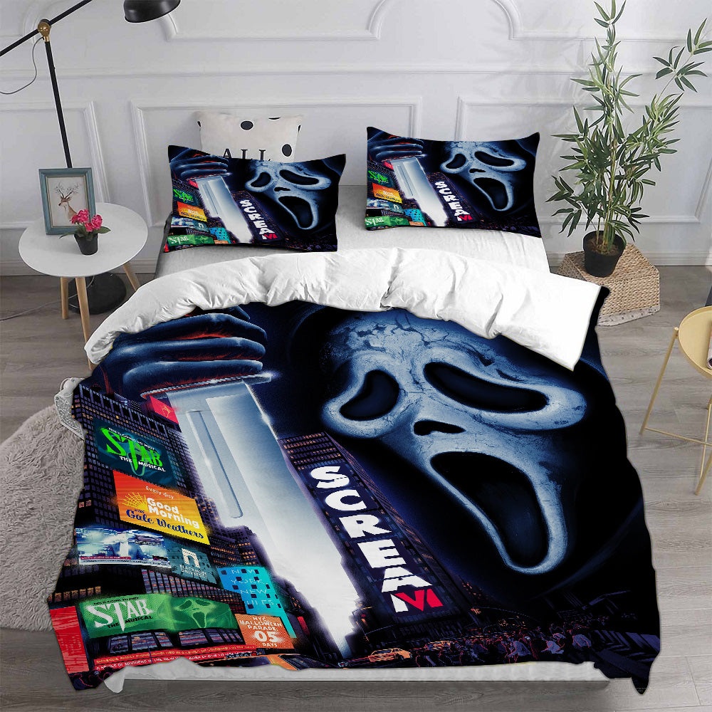 Scream VI Decorative Bedding Sets For Fan, Halloween, Christmas, Thanksgiving