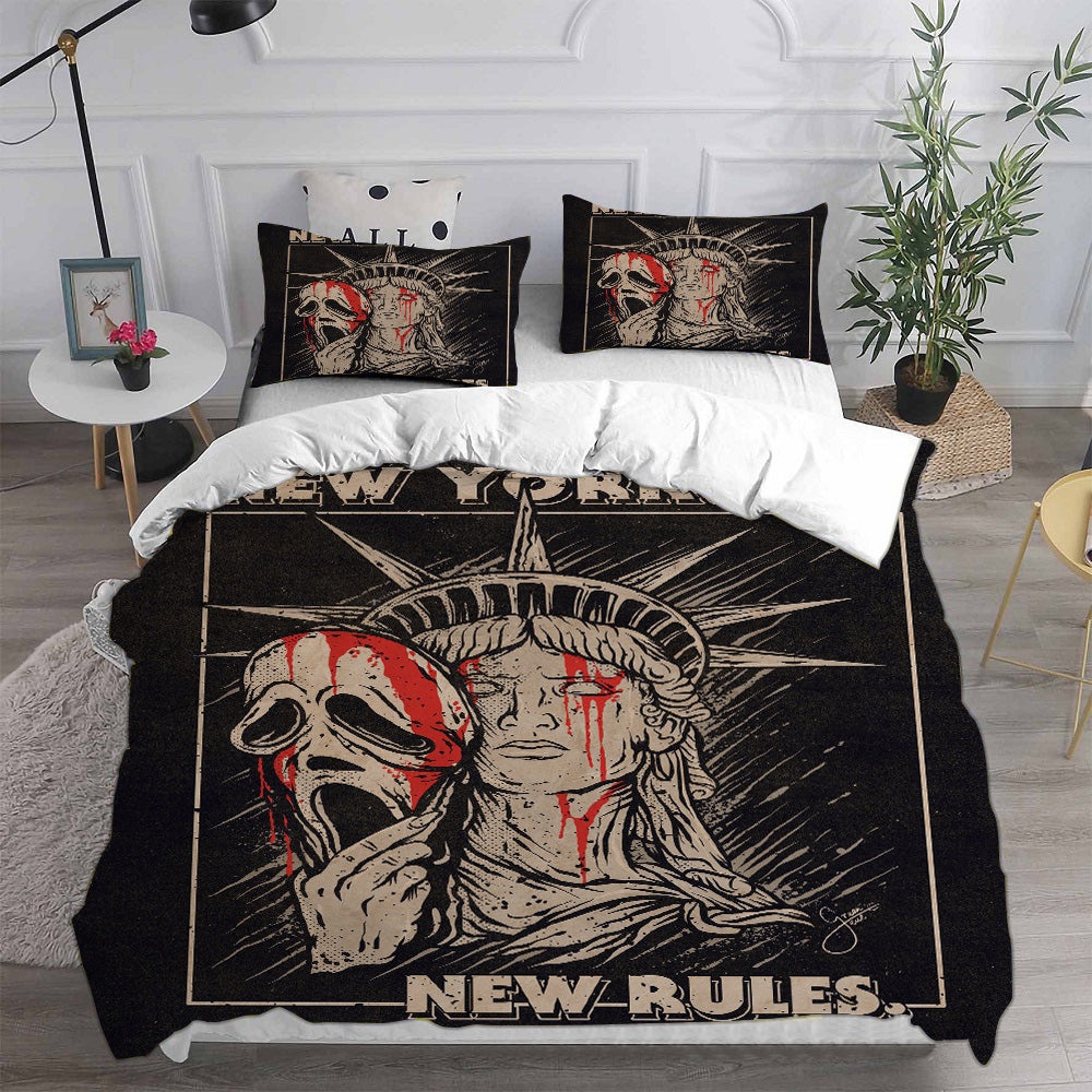 Scream VI Bedding Sets Duvet Cover, Flatsheet, Pillowcases Perfect Gift For Fans