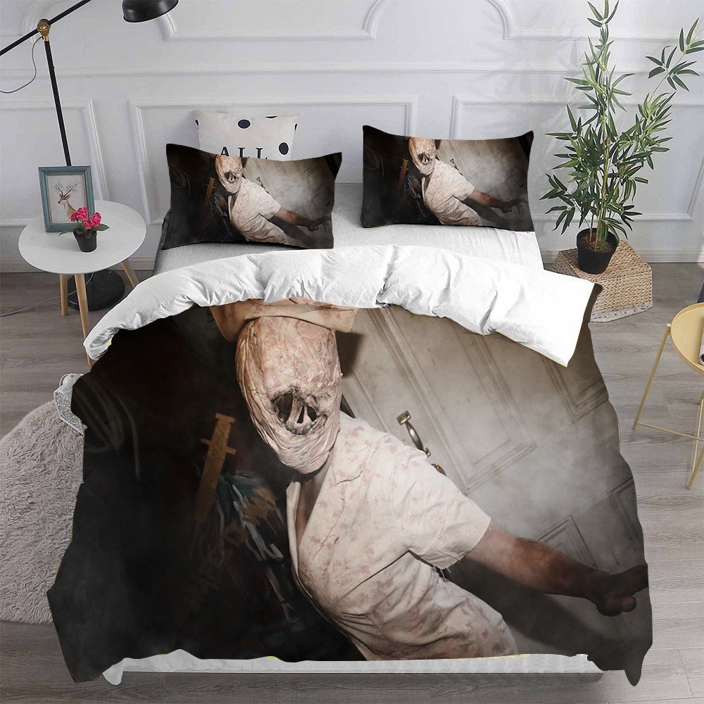 Silent Hill Bedding Sets Duvet Cover, Flatsheet, Pillowcase For Your Lover