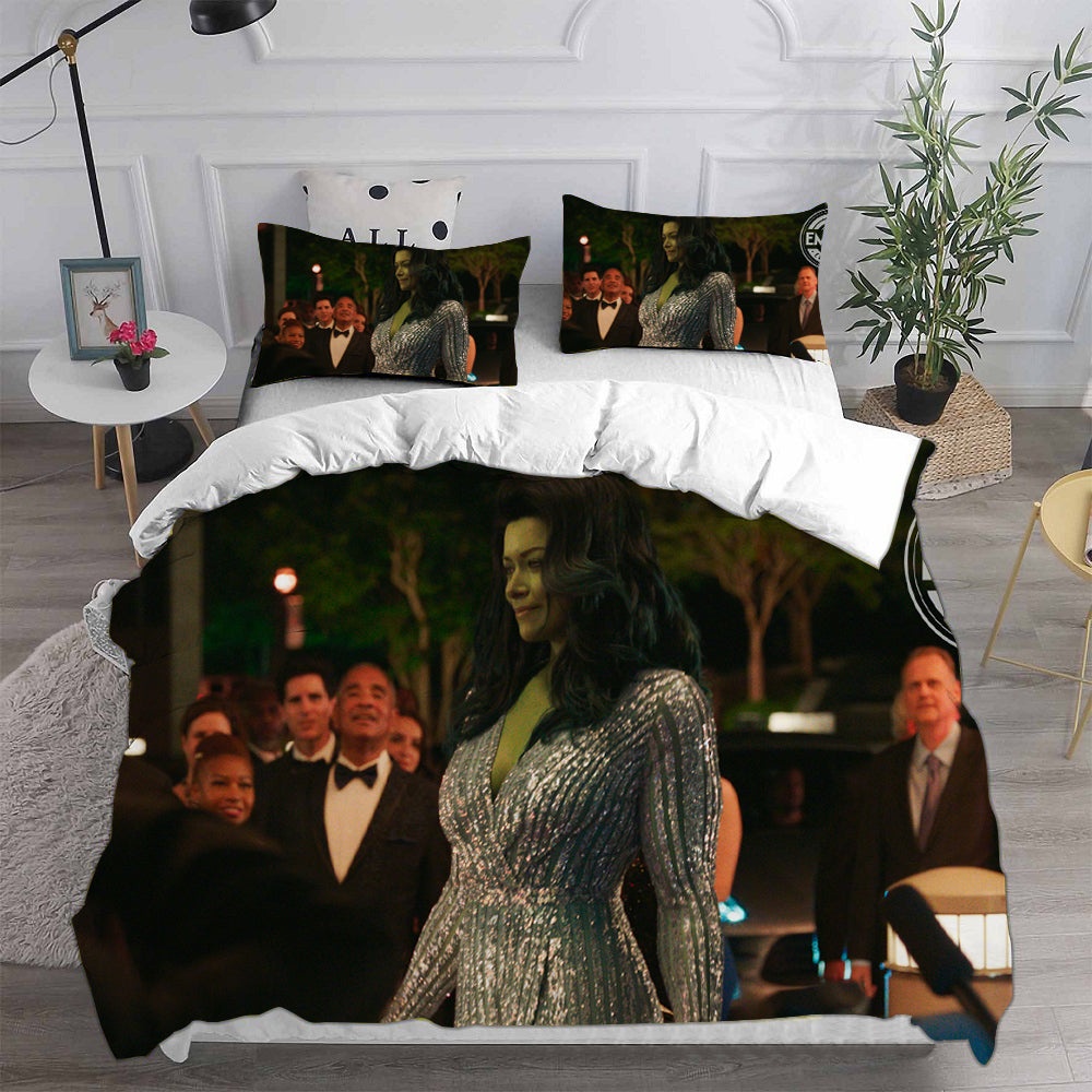She Hulk 2022 Bedding Sets Gift For Birthday, Halloween, Christmas, Thanksgiving