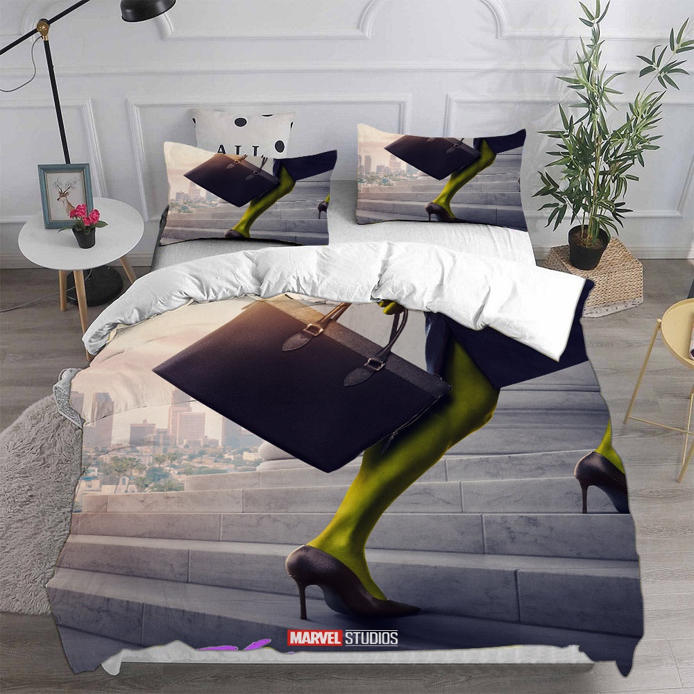She-Hulk Bedding Sets Gift For Christmas, Birthday, Thanksgiving