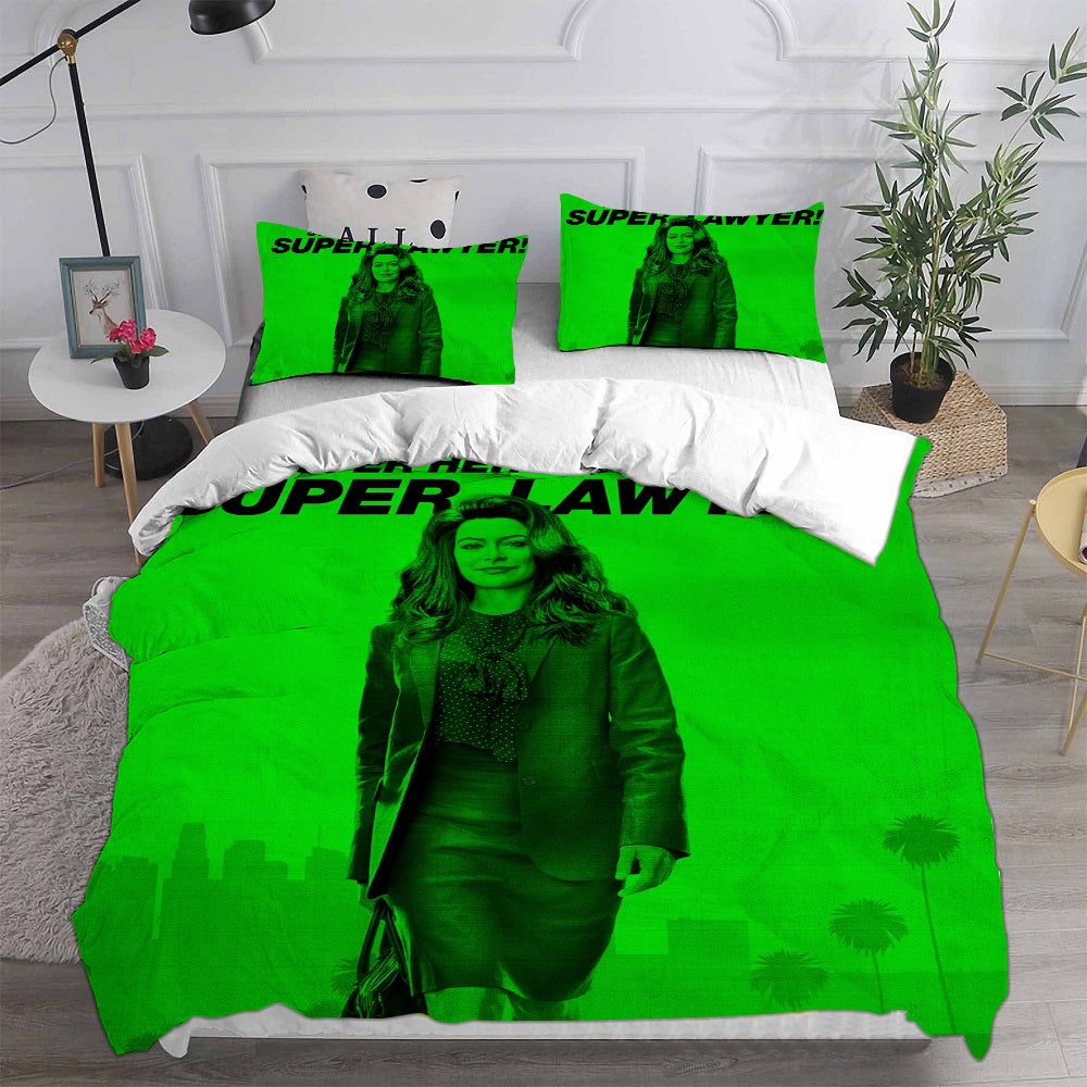 She Hulk 2022 Bedding Sets Duvet Cover, Flatsheet, Pillowcase For Your Lover