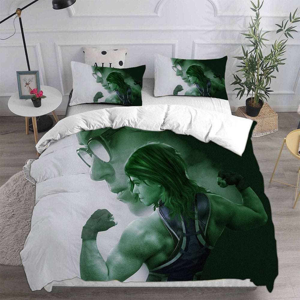 She-Hulk Bedding Sets Gift For Christmas, Thanksgiving, Halloween