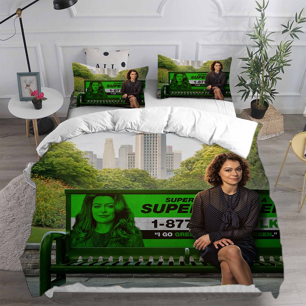 She Hulk 2022 Bedding Sets Duvet Cover, Flatsheet, Pillowcases For Every Bedroom