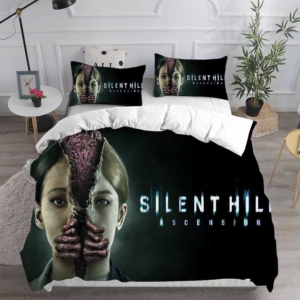 Silent Hill Bedding Sets Gift For Halloween, Thanksgiving, Christmas