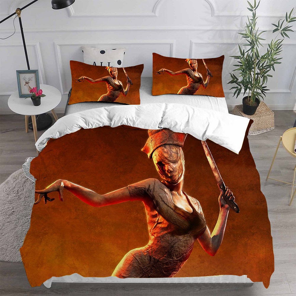 Silent Hill Bedding Sets Gift For Fathers Day, Halloween, Christmas