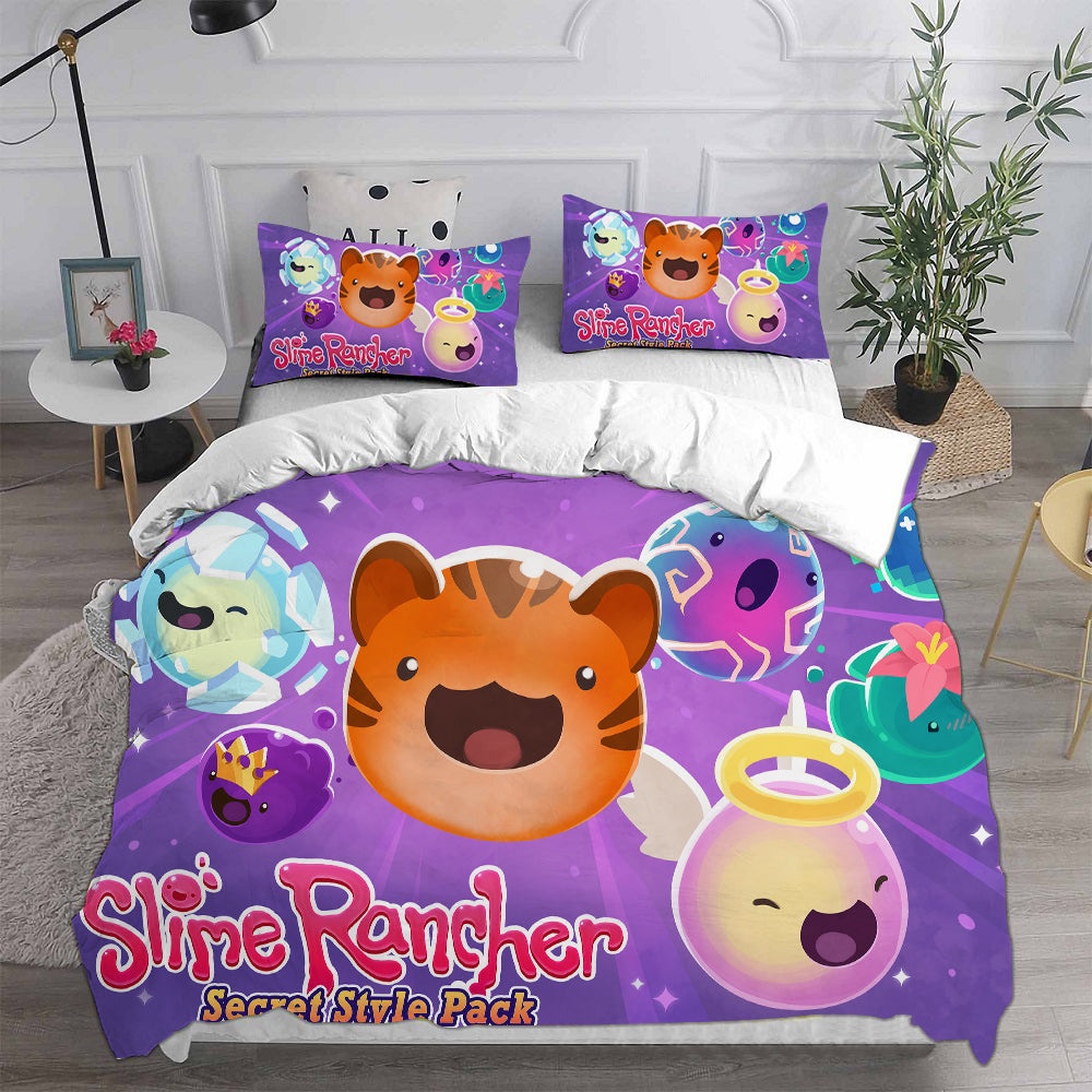 Slime Rancher Bedding Sets Gift For Wife, Husband, Besties