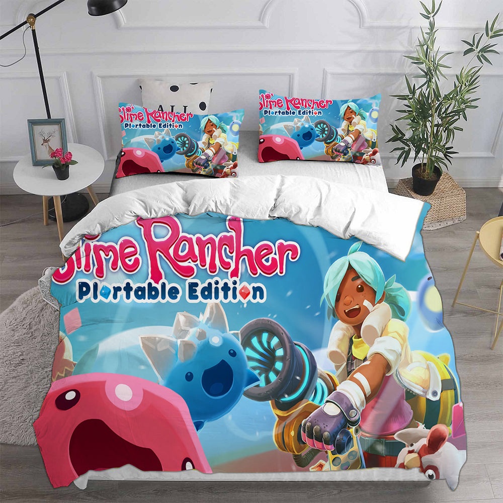 Slime Rancher Bedding Sets Gift For Christmas, Thanksgiving, Halloween