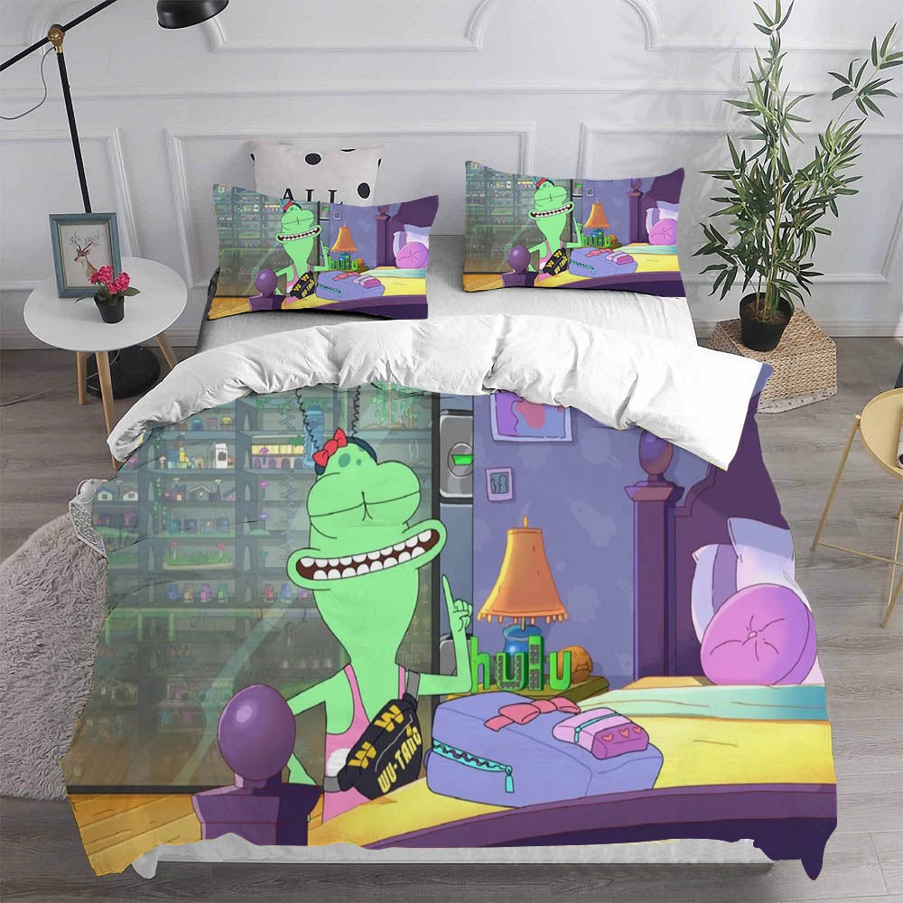 Solar Opposites Bedding Sets Gifts For Family Members On Christmas, Black Friday