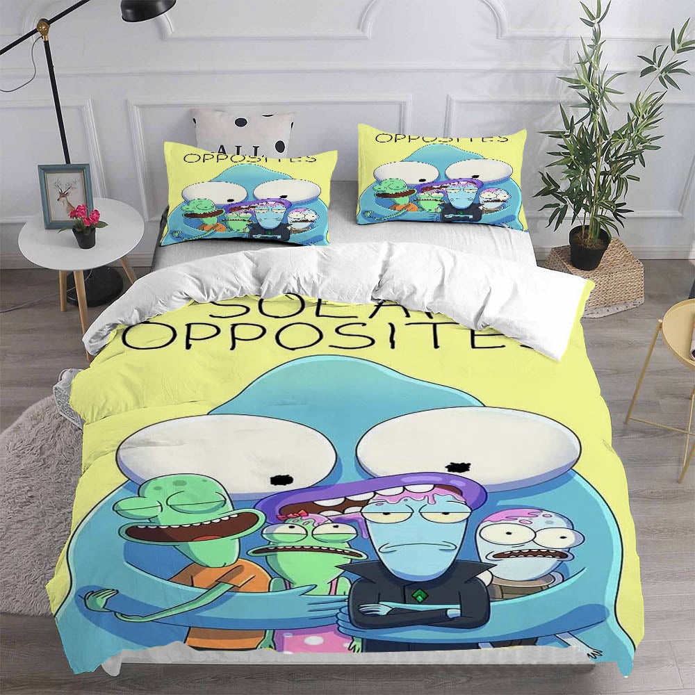 Solar Opposites Bedding Sets Gift For Halloween, Thanksgiving, Christmas