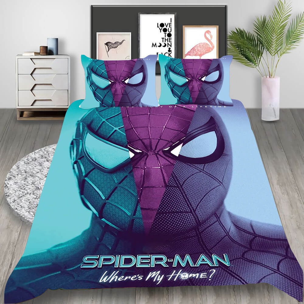 Spider Man No Way Home Bedding Sets Gift For Wife, Husband, Besties