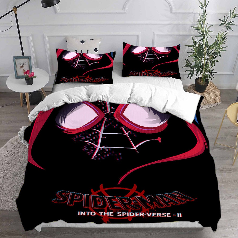 Spider-Man Into the Spider-Verse Bedding Sets Gift For Wife, Husband, Besties