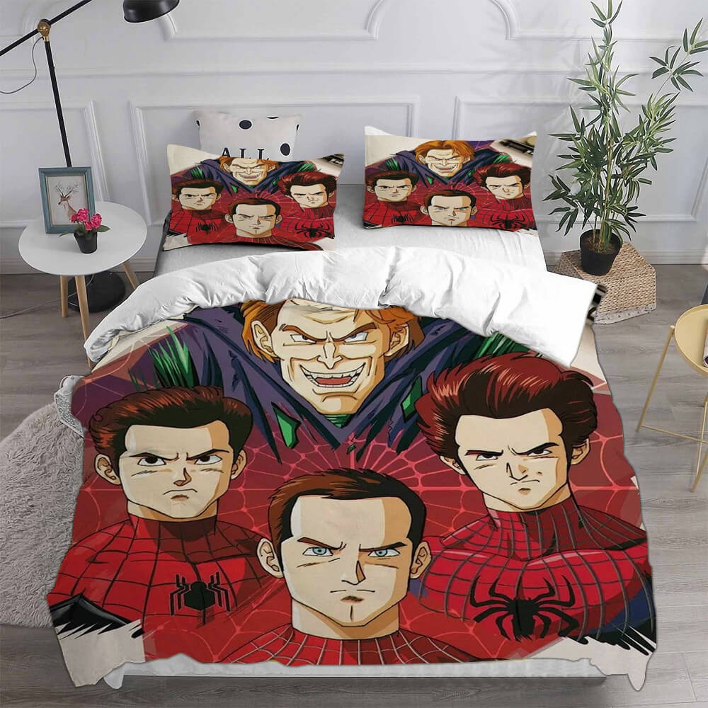 Spider-Man Peter Parker Bedding Sets Duvet Cover, Flatsheet, Pillowcases For Every Bedroom