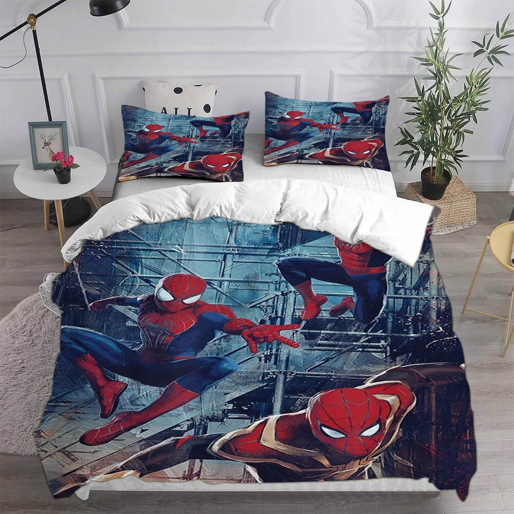 Spider-Man Peter Parker Bedding Sets Gift For Christmas, Birthday, Thanksgiving