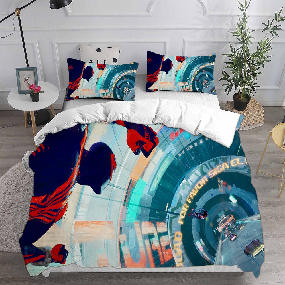 Spider-Man Into the Spider-Verse Bedding Sets Gift For Christmas, Thanksgiving, Halloween