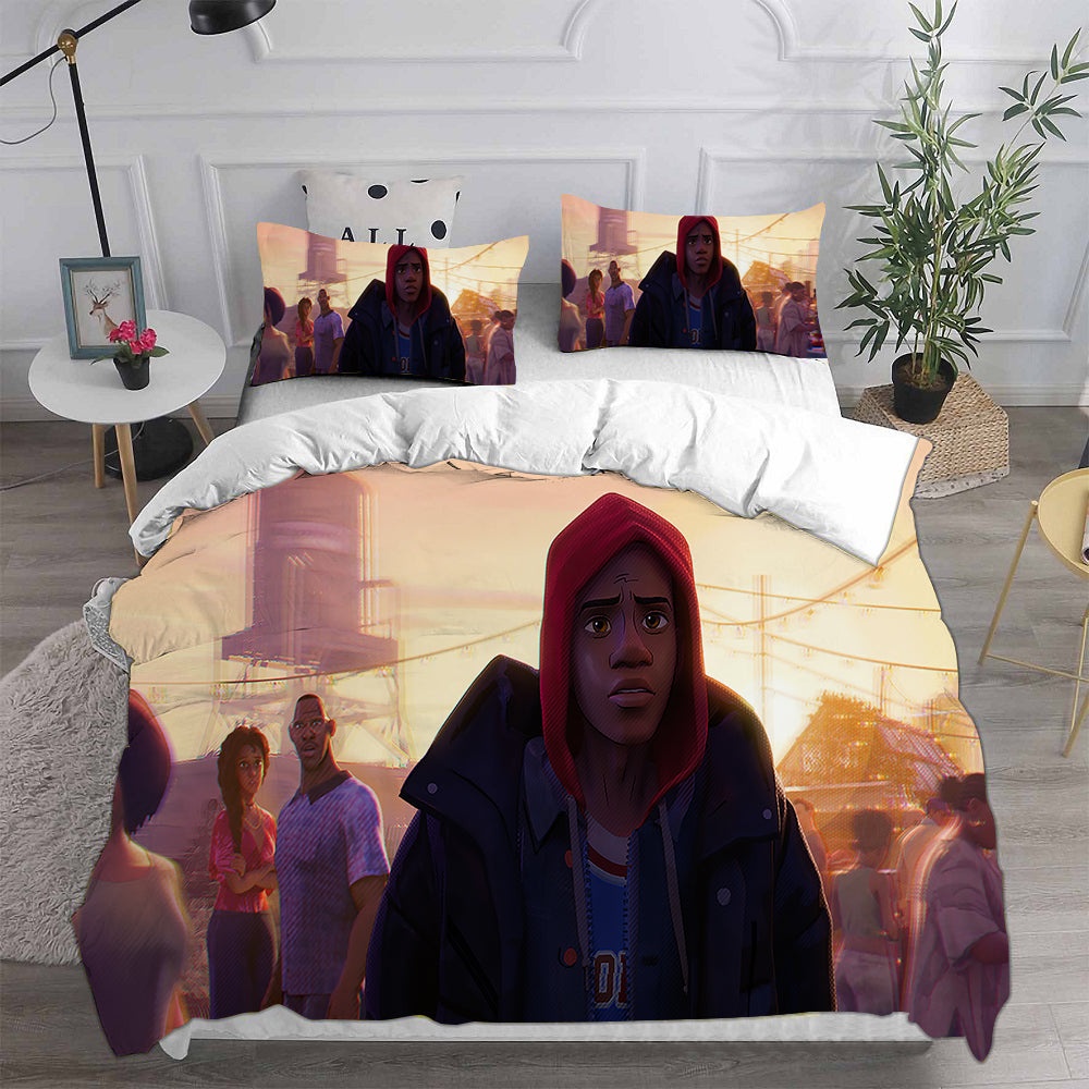 Spider-Man: Across the Spider-Verse Bedding Sets Gift For Christmas, Birthday, Thanksgiving