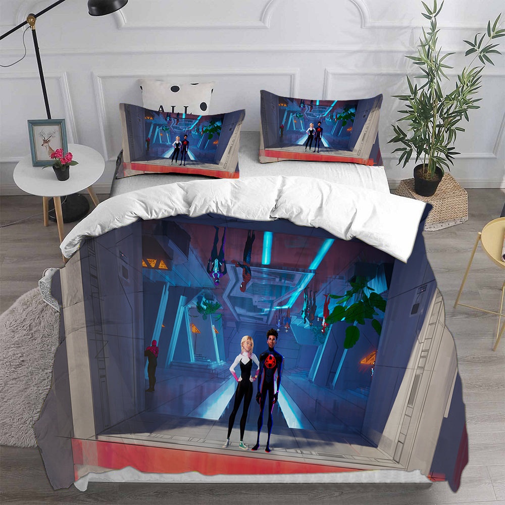 Spider-Man: Across the Spider-Verse Bedding Sets Gift For Birthday, Halloween, Christmas, Thanksgiving