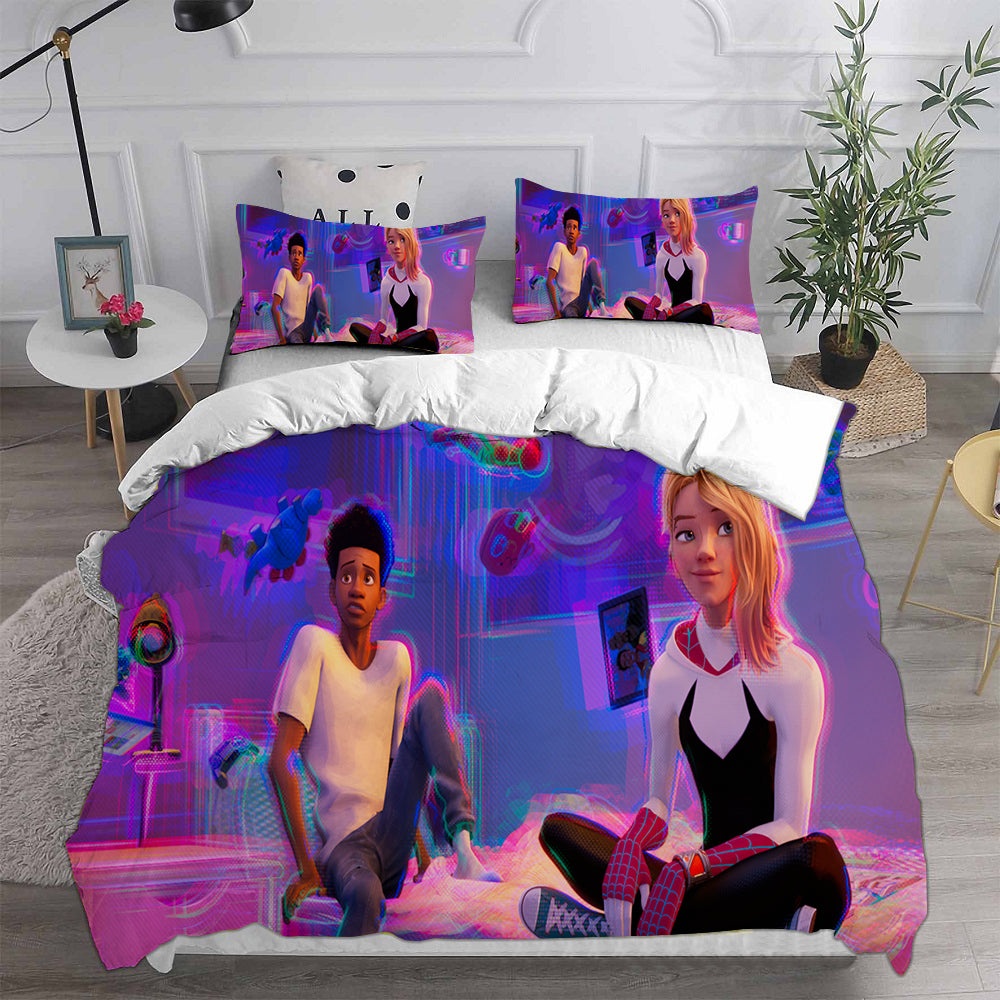 Spider-Man: Across the Spider-Verse Bedding Sets Gift For Fathers Day, Halloween, Christmas