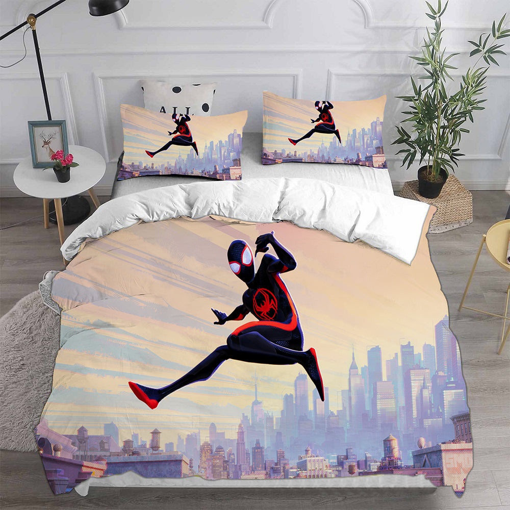 Spider-Man: Across the Spider-Verse Bedding Sets Duvet Cover, Flatsheet, Pillowcase For Your Lover