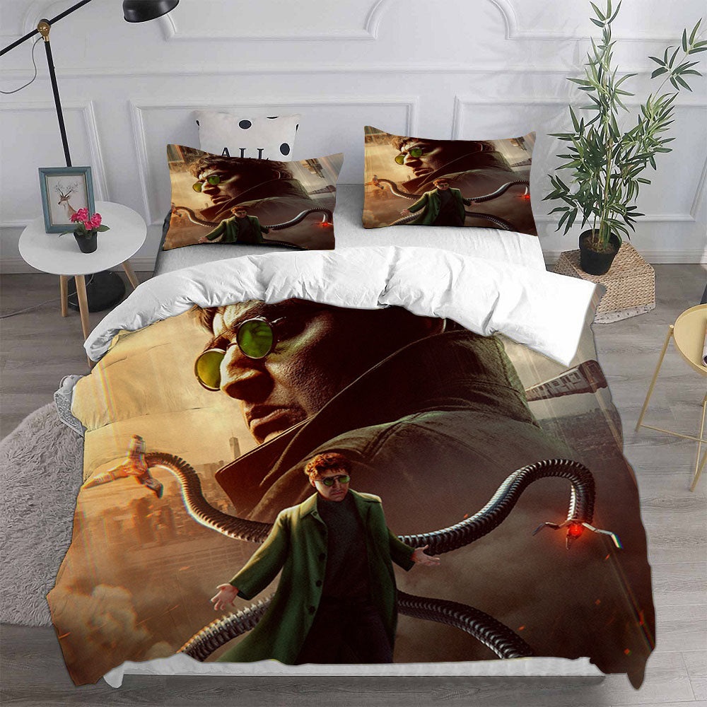 Spiderman No Way Home Bedding Sets Gift For Fathers Day, Halloween, Christmas