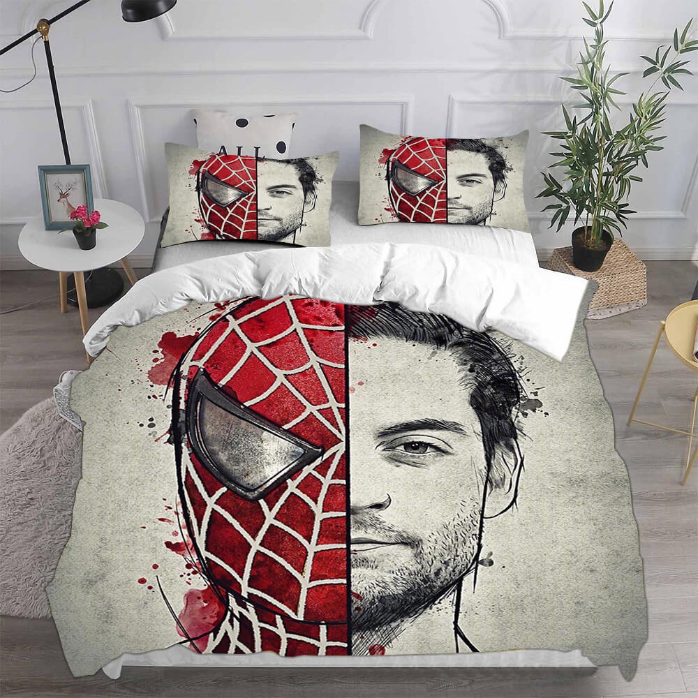 Spider-Man Peter Parker Bedding Sets Gift For Wife, Husband, Besties