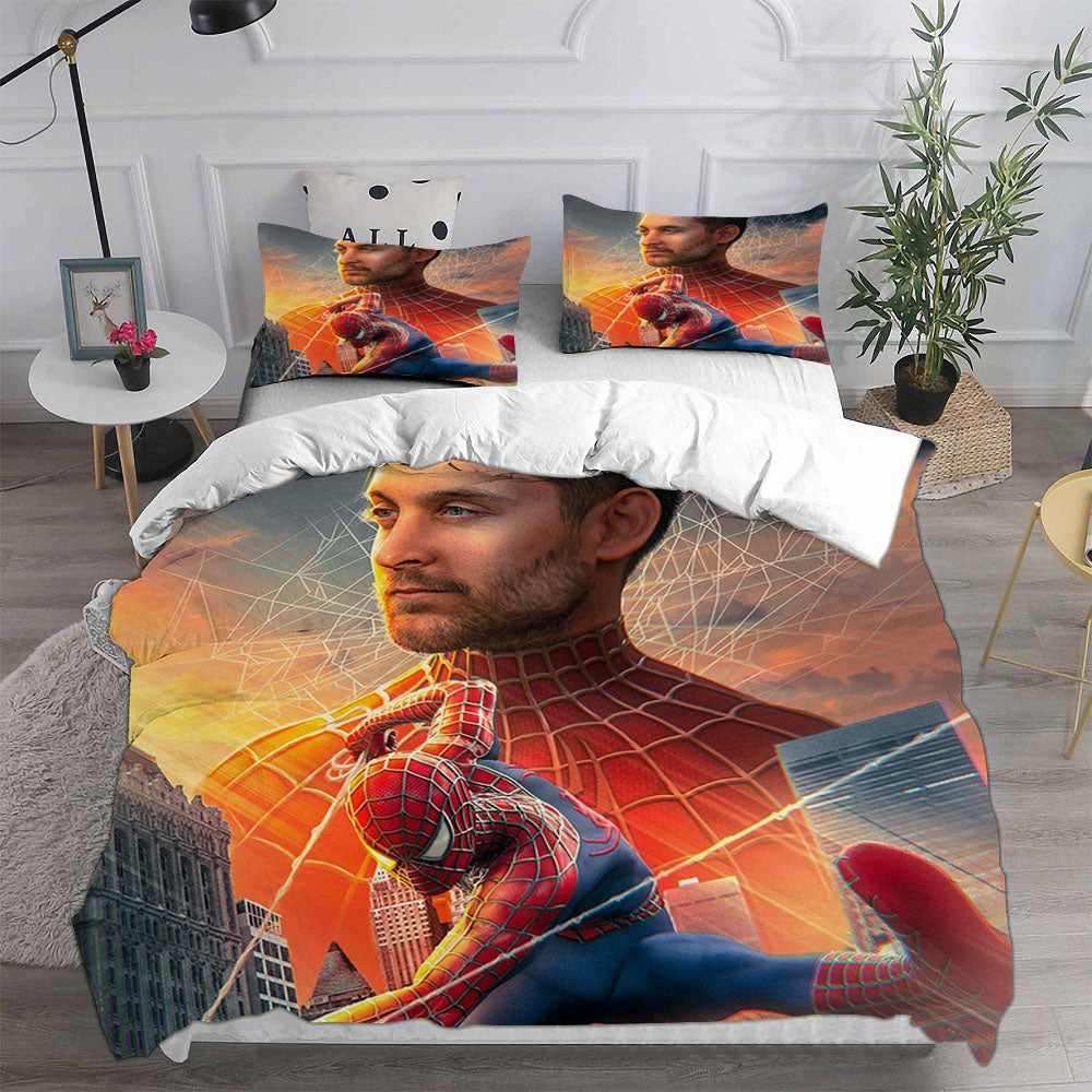Spiderman No Way Home Bedding Sets Gift For Birthday, Halloween, Christmas, Thanksgiving