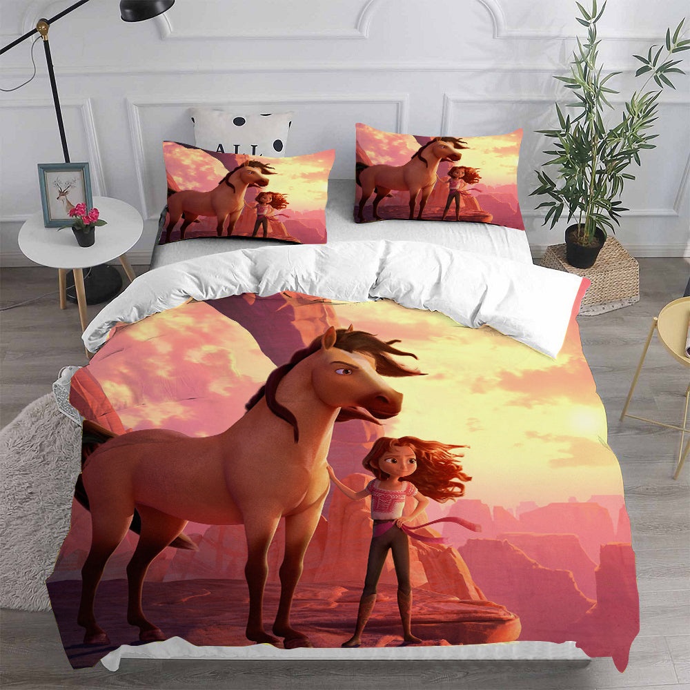 Spirit Untamed Bedding Sets Duvet Cover, Flatsheet, Pillowcases For Every Bedroom
