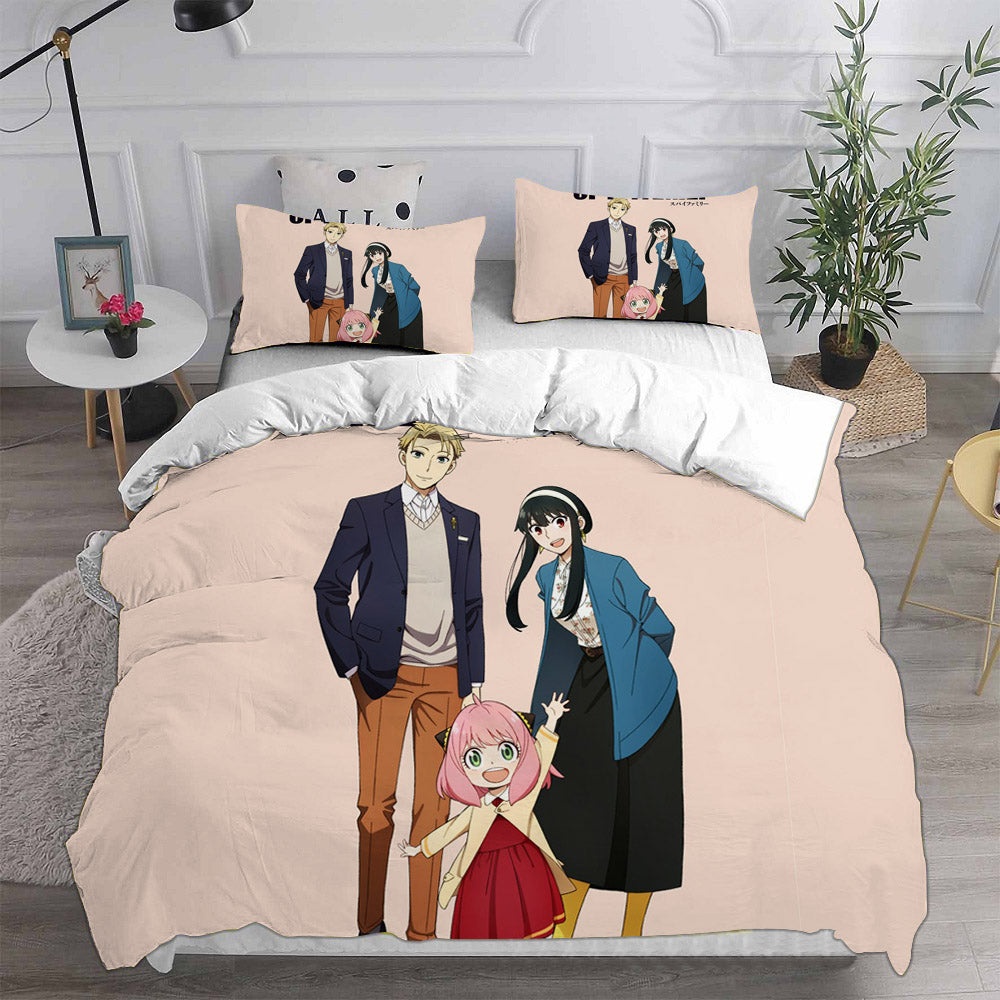 Spy x Family Bedding Sets Duvet Cover, Flatsheet, Pillowcase For Your Lover