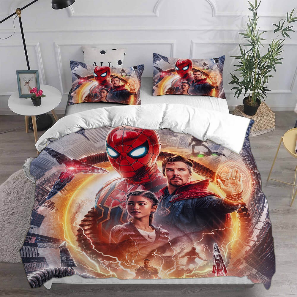 SpiderMan No Way Home Bedding Sets Gift For Christmas, Thanksgiving, Halloween