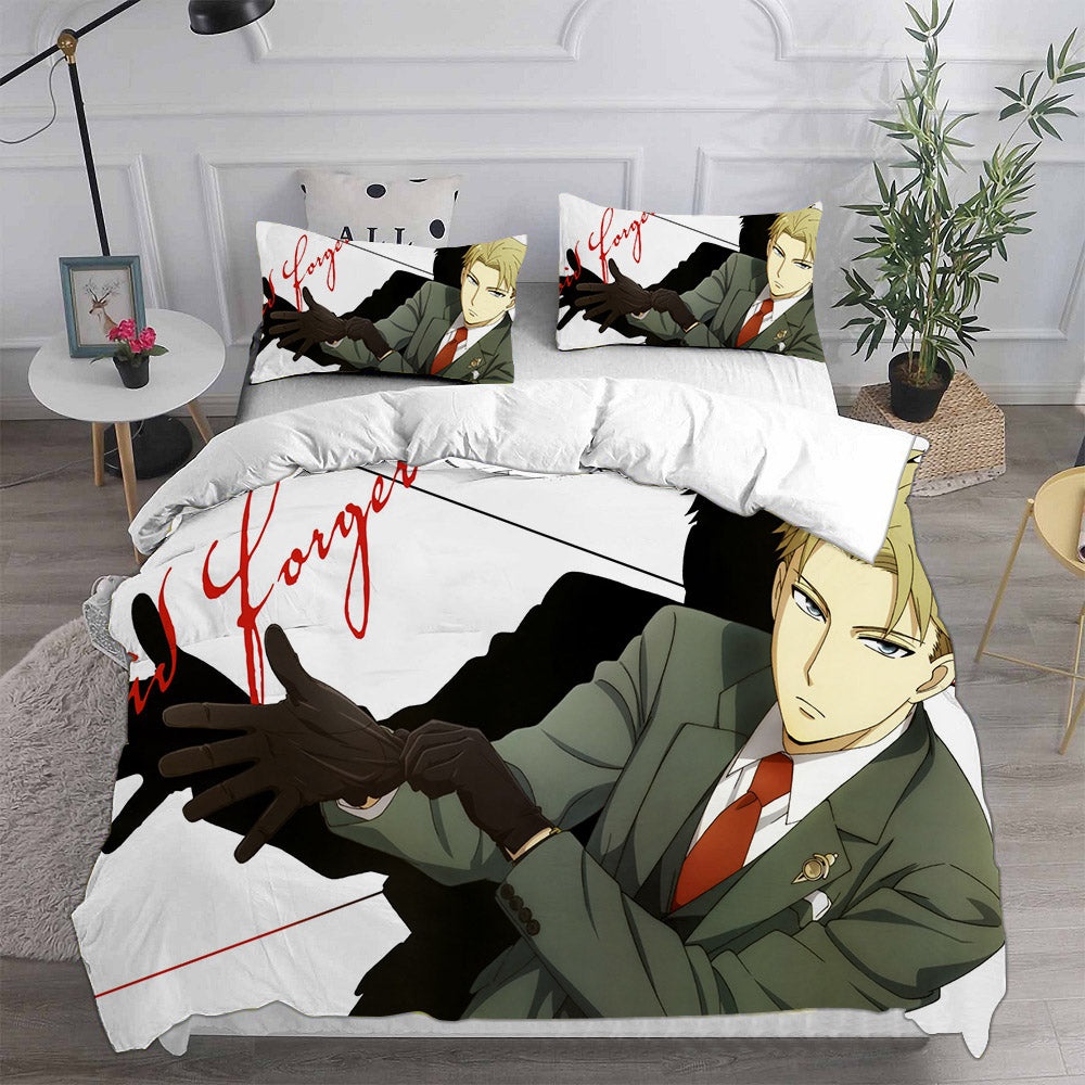 Spy x Family Bedding Sets Gift For Christmas, Birthday, Thanksgiving