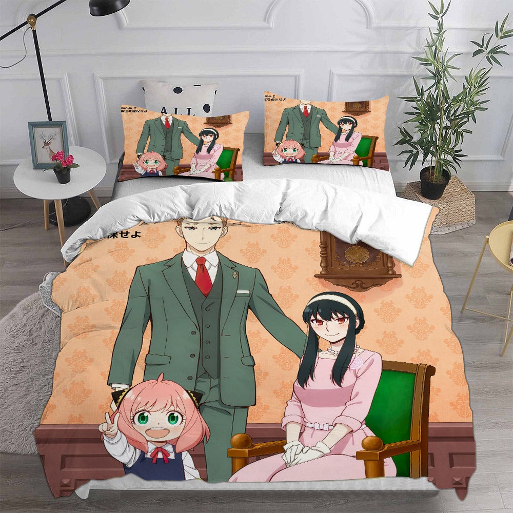 Spy x Family Bedding Sets Duvet Cover, Flatsheet, Pillowcases Perfect Gift For Fans