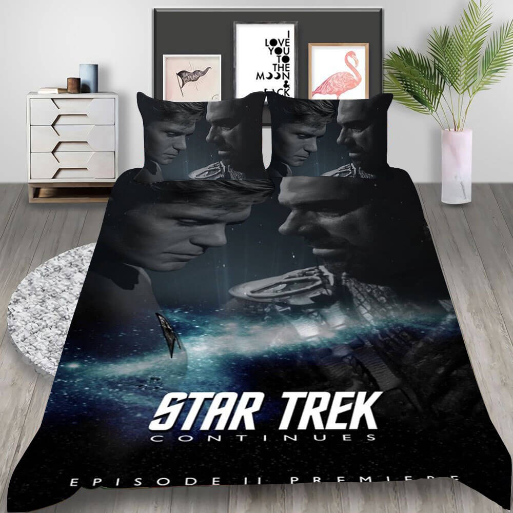 Star Trek Picard Discovery Bedding Sets Duvet Cover, Flatsheet, Pillowcases Perfect Gift For Fans
