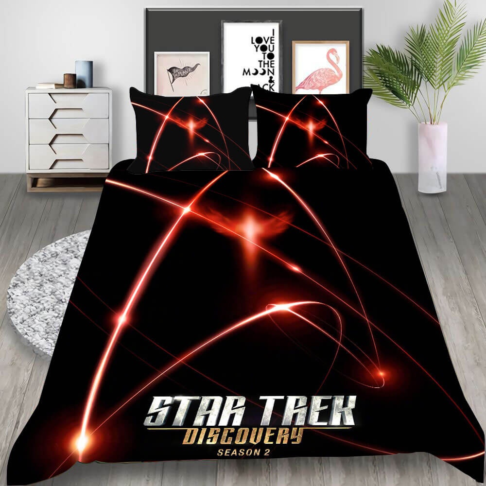 Star Trek Picard Discovery Decorative Bedding Sets For Fan, Halloween, Christmas, Thanksgiving