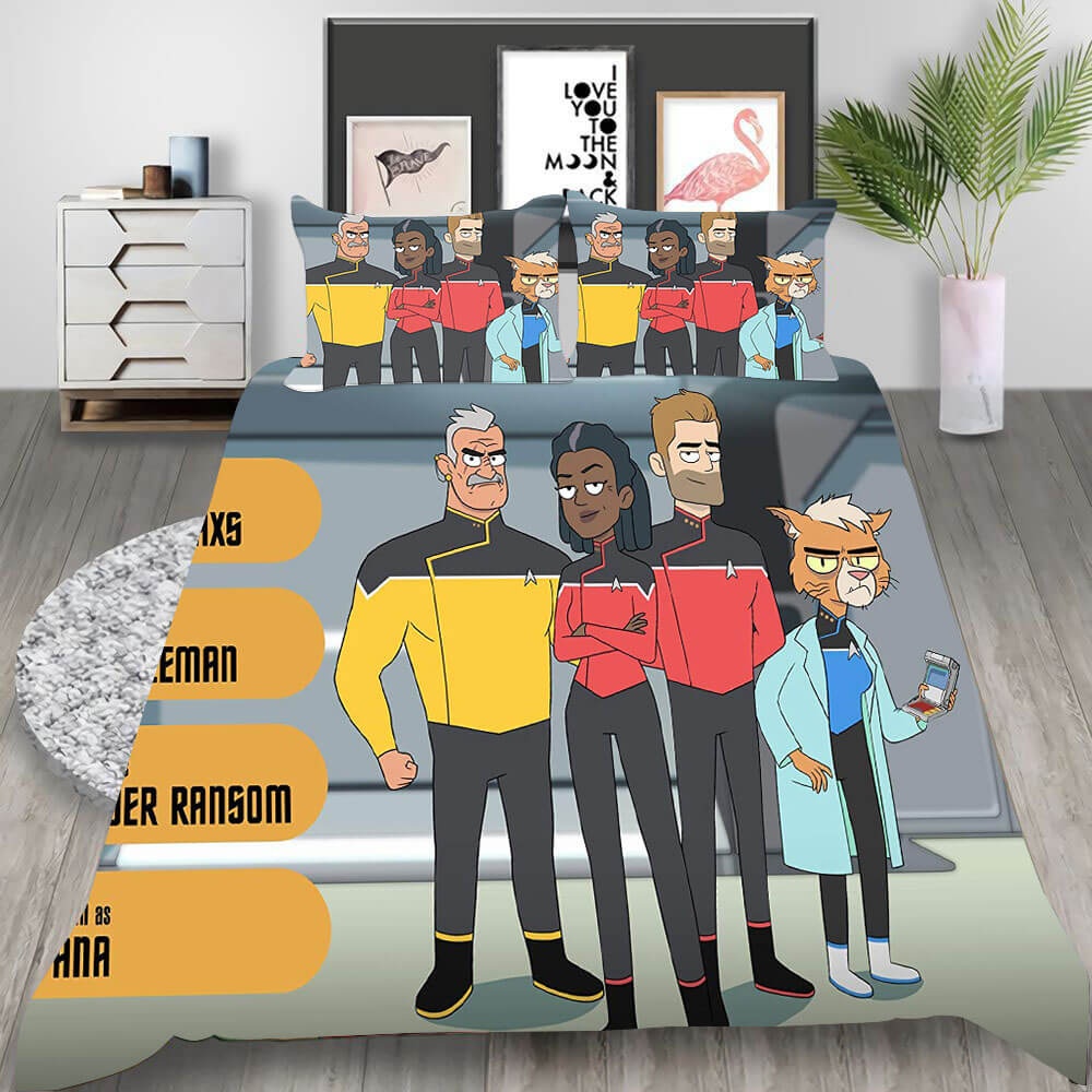Star Trek Picard Discovery Bedding Sets Gift For Wife, Husband, Besties
