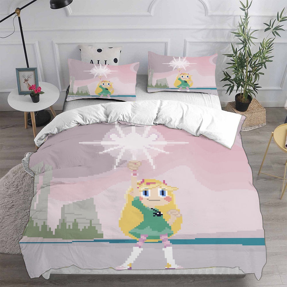 Star vs. the Forces of Evil Bedding Sets Duvet Cover, Flatsheet, Pillowcase For Your Lover