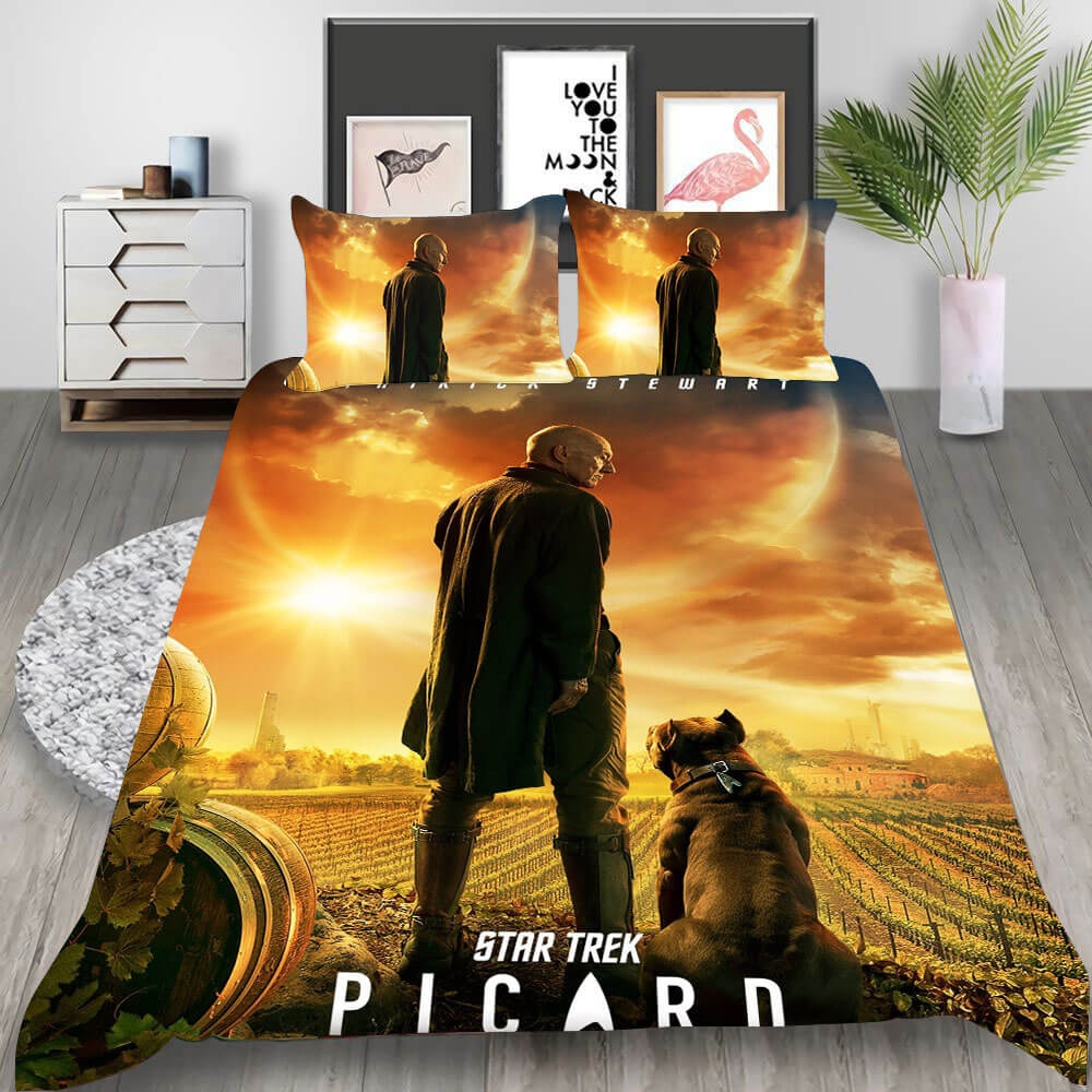 Star Trek Picard Discovery Bedding Sets Duvet Cover, Flatsheet, Pillowcases For Every Bedroom
