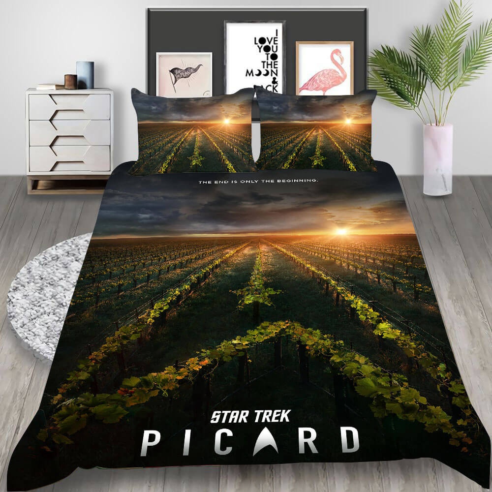 Star Trek Picard Discovery Bedding Sets Gift For Christmas, Halloween, Black Friday