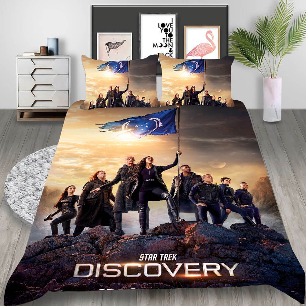Star Trek Picard Discovery Bedding Sets Gift For Christmas, Thanksgiving, Halloween