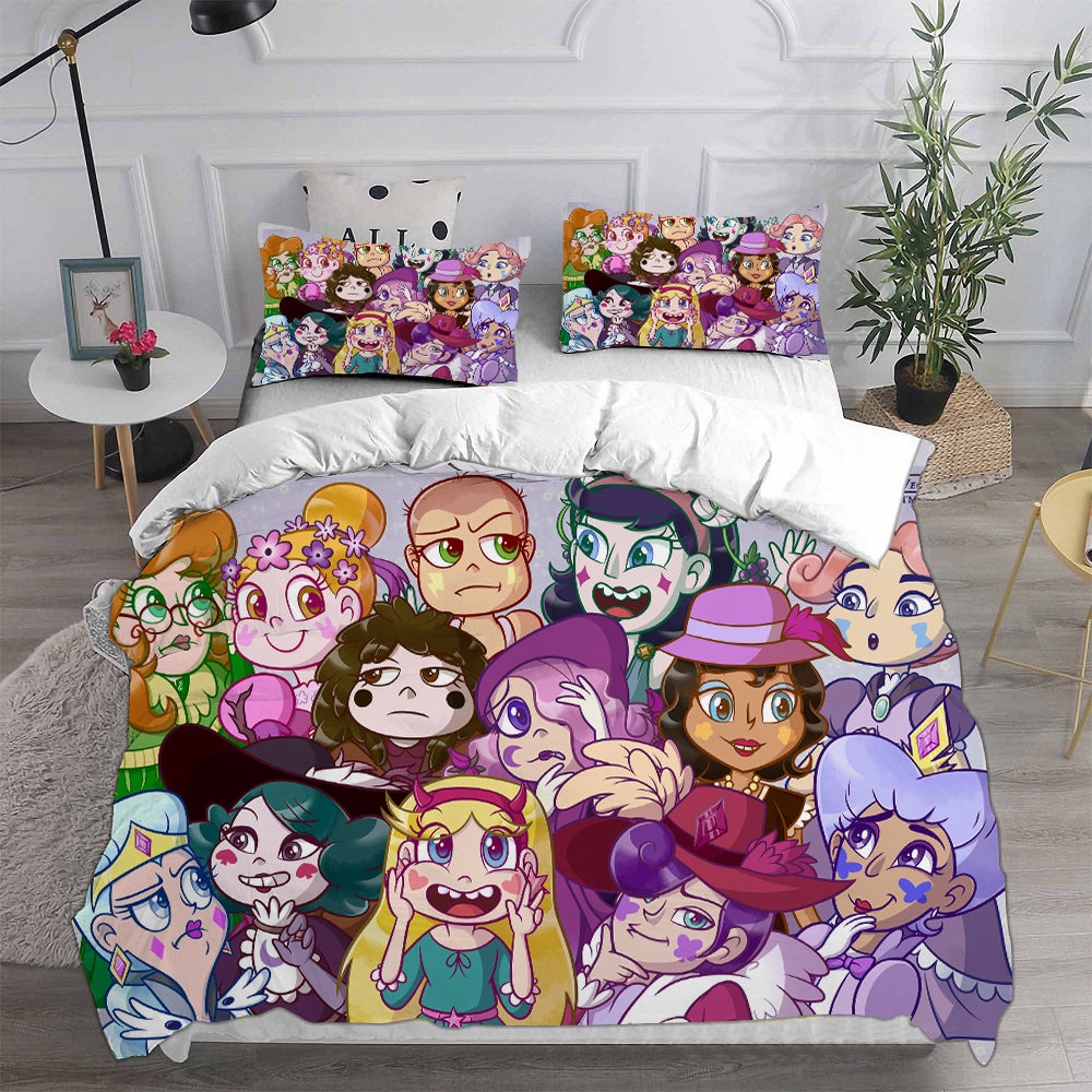 Star vs. the Forces of Evil Bedding Sets Duvet Cover, Flatsheet, Pillowcases For Every Bedroom
