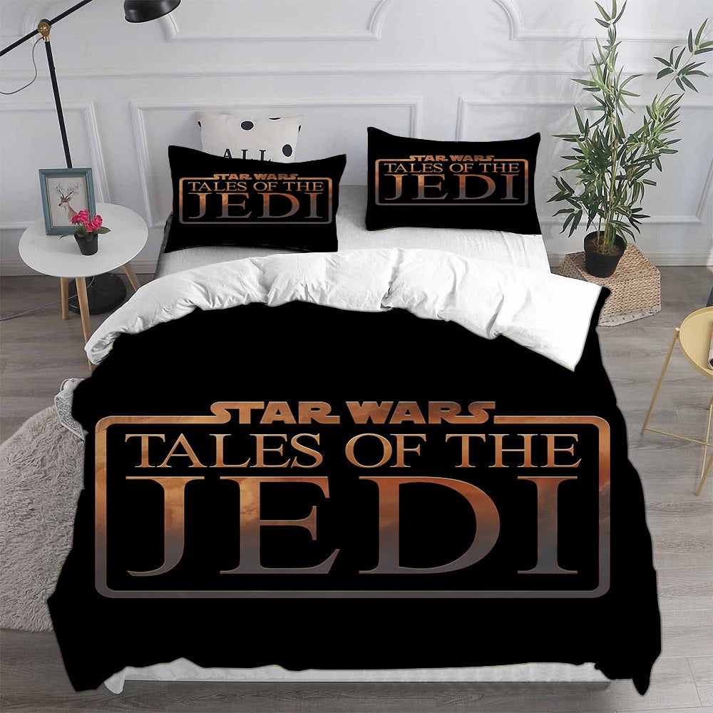 Star Wars Tales of the Jedi Bedding Sets Gift For Christmas, Birthday, Thanksgiving