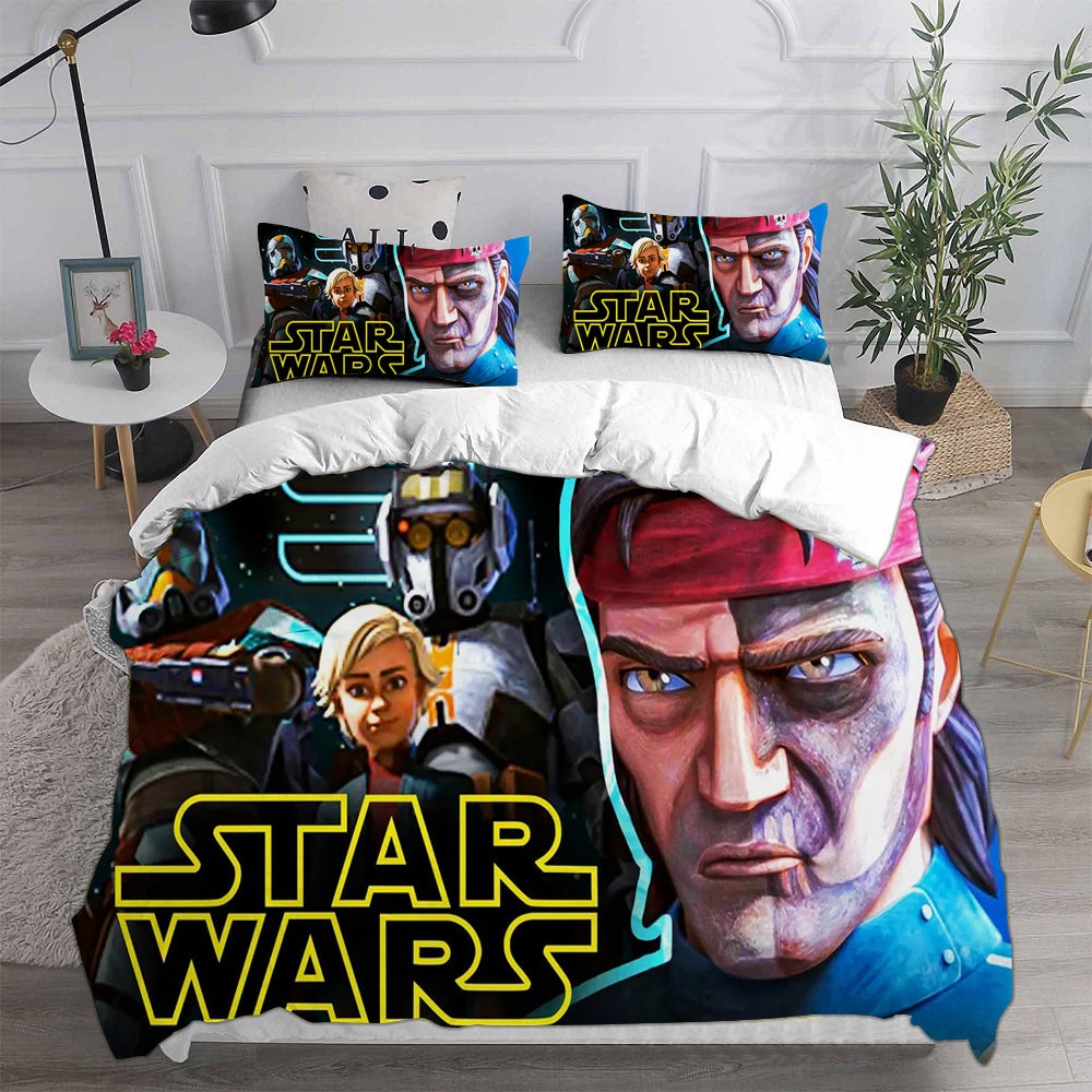 Star Wars: The Bad Batch Bedding Sets Duvet Cover, Flatsheet, Pillowcases Perfect Gift For Fans