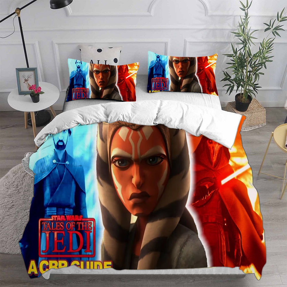 Star Wars Tales of the Jedi Bedding Sets Gift For Christmas, Halloween, Black Friday