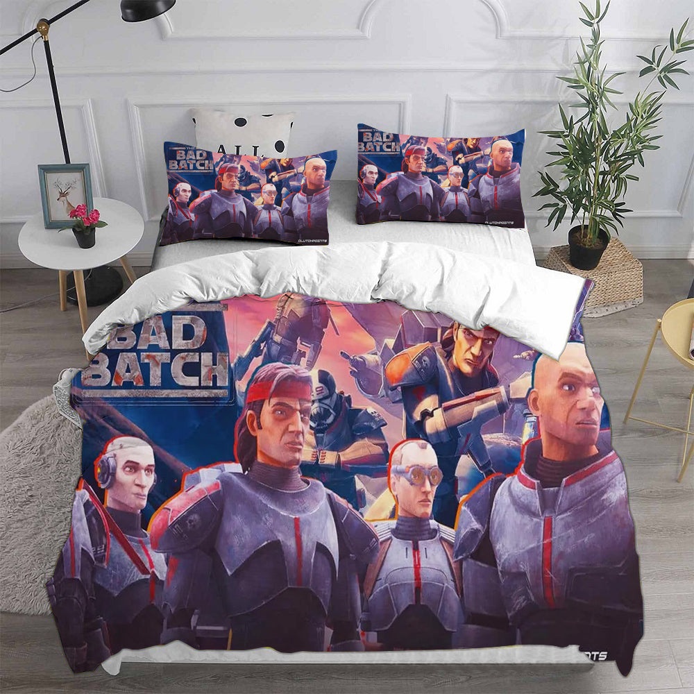 Star Wars: The Bad Batch Bedding Sets Duvet Cover, Flatsheet, Pillowcases For Every Bedroom