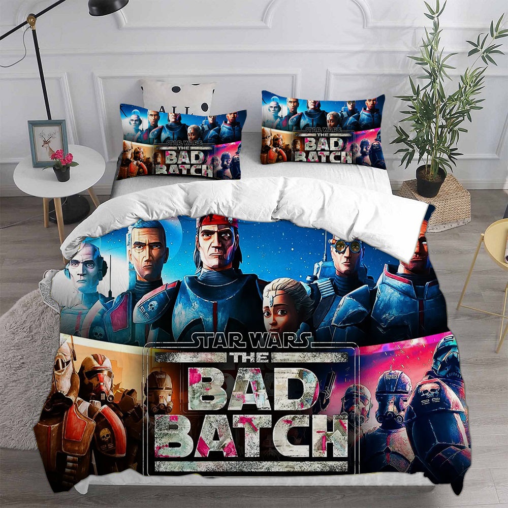 Star Wars: The Bad Batch Bedding Sets Duvet Cover, Flatsheet, Pillowcase For Your Lover