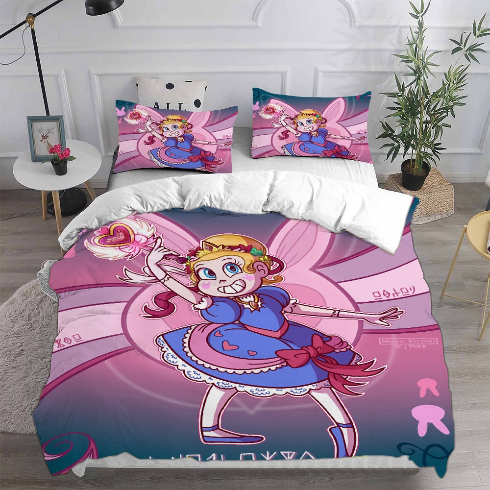 Star vs. the Forces of Evil Bedding Sets Gift For Halloween, Thanksgiving, Christmas