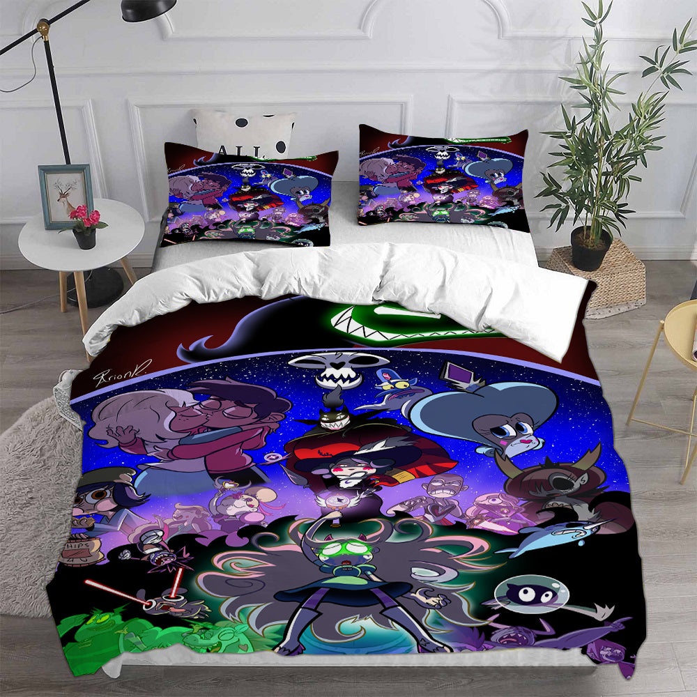 Star vs. the Forces of Evil Bedding Sets Gift For Birthday, Halloween, Christmas, Thanksgiving