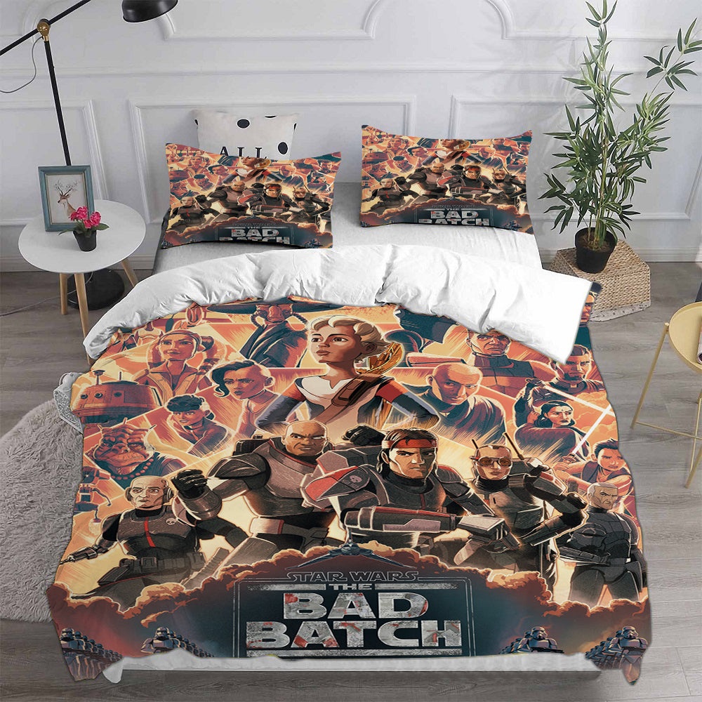 Star Wars: The Bad Batch Bedding Sets Gift For Birthday, Halloween, Christmas, Thanksgiving
