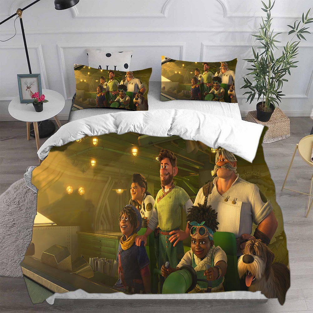 Strange World Bedding Sets Gift For Halloween, Thanksgiving, Christmas