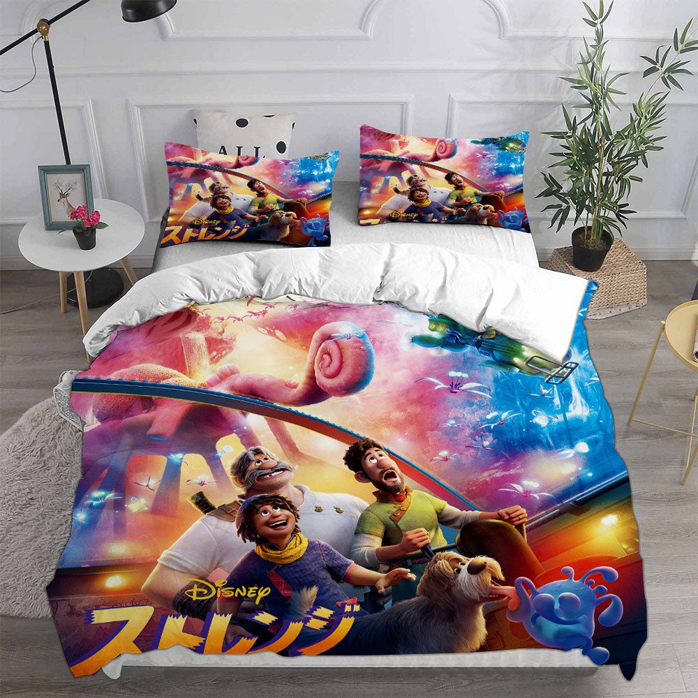 Strange World Bedding Sets Gift For Wife, Husband, Besties